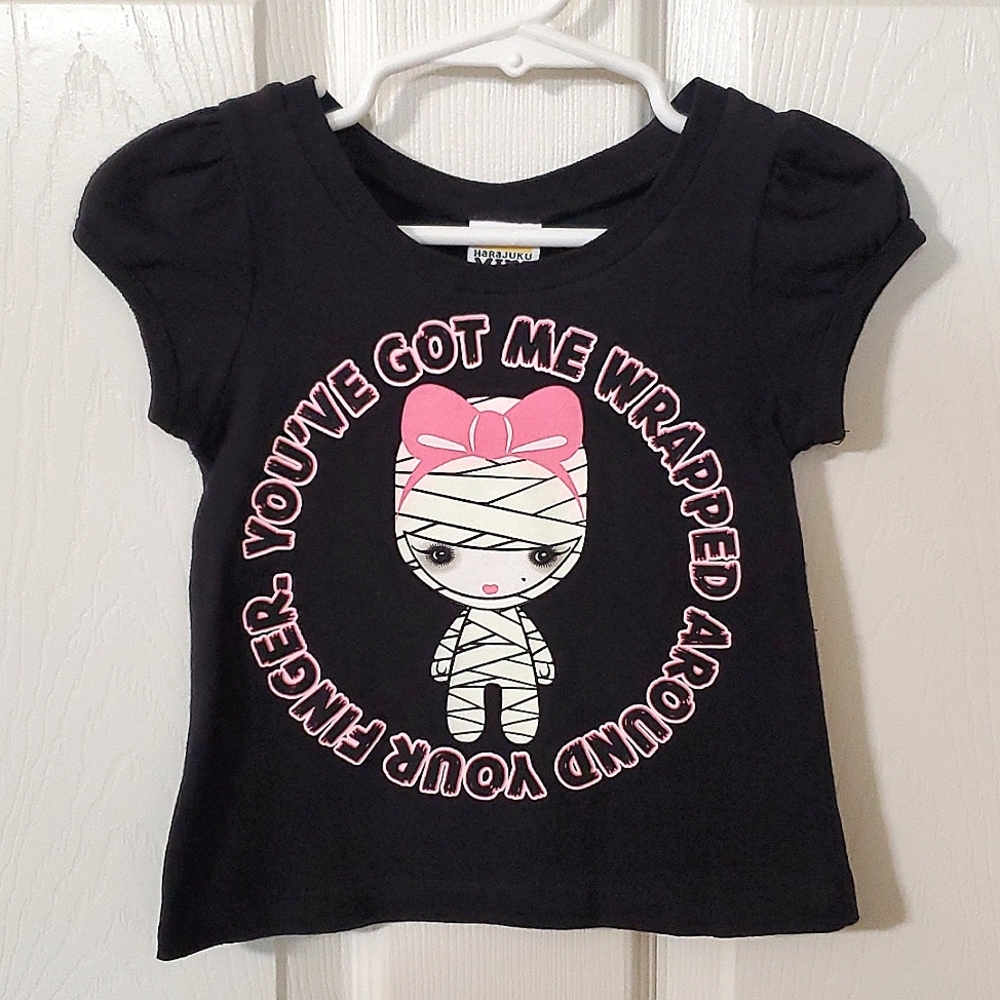 Harajuku Mini Target 12M Halloween You've Got Me Wrapped Around Your Finger Tee